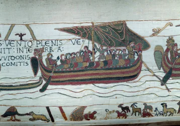 The Fleet of Harold Caught in the Tempest (detail)