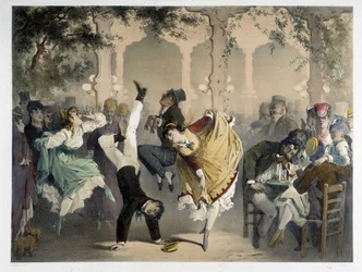 The grid at Bullier, circa 1860
