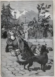 The lime tree of Fribourg: a soldier of the Helvetic Confederation came to Fribourg to announce the victory of Switzerland against Charles the Bold in the Battle of Morat on 22 June 1476 with a branch of linden from the battlefield. The soldier died a