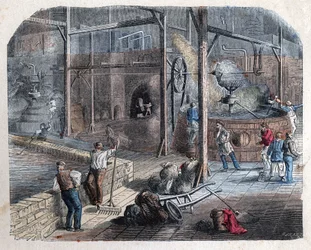 The Manufacture of Beer. 19th Century Illustration. Bianchetti Collection