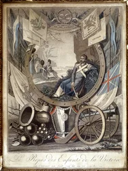 The Rest of the Children of Victory: Allegory about the Soldiers of the Napoleonic War, 19th century