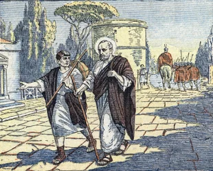 The Return of Apostle Peter to Rome from Asia after Emperor Claudius