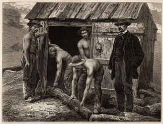 The woodworkers of the Montchanin mine