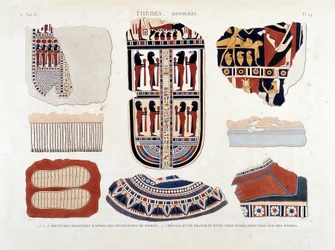 Thebes, Hypogees: Paintings from Mummy Envelopes - in 