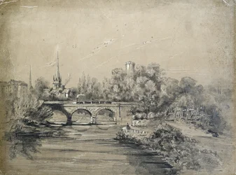 Train Crossing Bridge