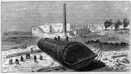 Transport of the Obelisk Known as Needle of Cleopatra from Egypt to England