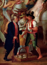 Travelling Seller of Mozzarellas