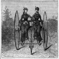 Tricycles at the Stanley Club Exhibition in London, England