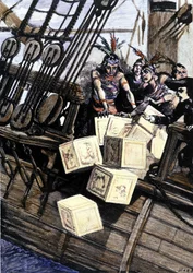 US War of Independence: Revolt of American Settlers Against Taxes Imposed by the English Parliament on Tea and Other Goods