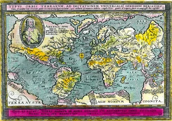 Universal Geographic Map (World Map) of 1596
