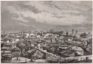 View of Bucharest During the XIX Century