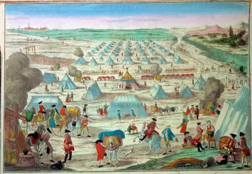 View of a Military Camp in Prussia