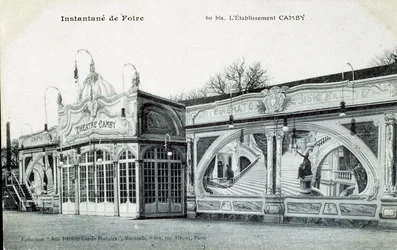 View of the Camby Theatre Building in Paris in 1906