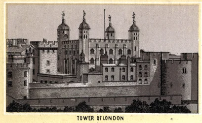 View of the Tower of London, Former Prison, England