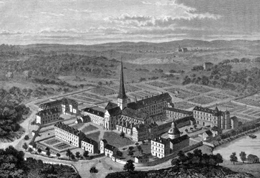 View of the abbey of Port Royal des Champs