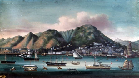 View of the Port of Hong Kong