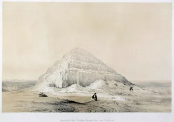 View of the Pyramid of Saqqarah