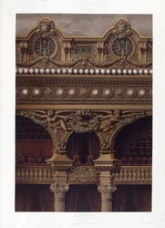 Voussure of the ceiling of the Opera Garnier