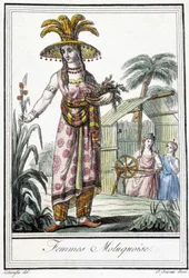 Woman of the Molucca Islands (Indonesia)