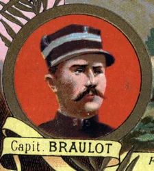 Portrait of Captain Braulot, Naval Infantry Captain, Who Died in the Field of Honour at Bonna, Sudan in 1897