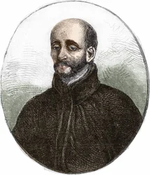 Portrait of Saint Ignatius of Loyola, founder of the Society of Jesus