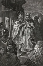 The Coronation of Baldwin I on Christmas Day 1100