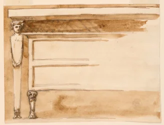 Console Table and Chest of Drawers, ca. 1795