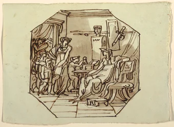 Cornelia, Mother of the Gracchi, Palazzo Cavina, Faenza, 1816