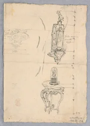 Design for a Clock and Console, 18th–19th Century