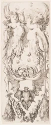 Print, Grotesque Ornament, ca. 1653
