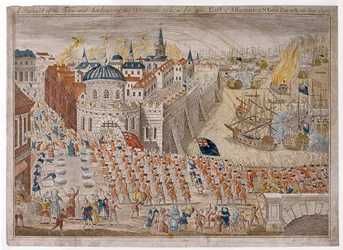 “A Prospect of Town and Harbour of the Havannah taken by the Earl of Albemarle and Sir George Pocock on August 13th”