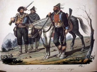 A gang of robbers from Calabria (Italy)