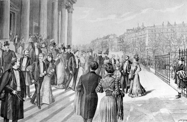 A great wedding at the Madeleine in Paris.
