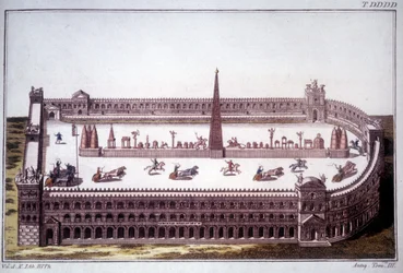 A tank race at Cirque Maxime (Circo Massimo)