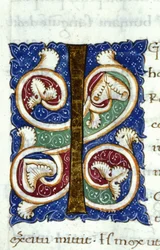 Alphabet: miniaturized letter I