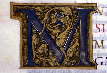 Alphabet: miniaturized letter M