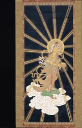 Amitabha (Amida) Triad Descending From Heaven