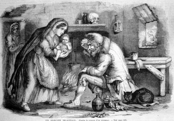 An Irish wizard, anonymous drawing