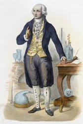 Antoine Laurent de Lavoisier - in "Le Plutarque francais" ed. Mennechet, Paris