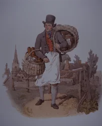 Baker Delivering Bread, Early 19th Century