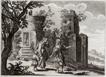Bible of Royaumont, Old Testament: Ishmael hunting