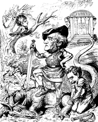 Caricature of Richard Wagner