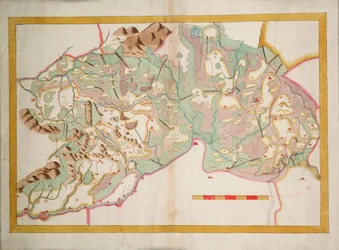 Chart of Leix and Offaly, Ireland, c.1590