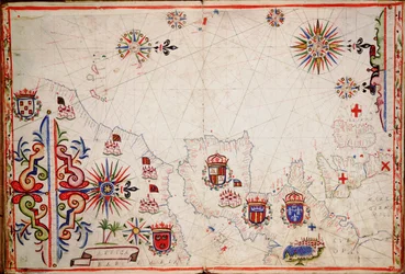 Chart of North-East Atlantic, from British Isles to Cape Verde