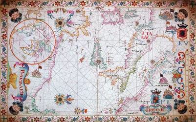 Chart of the Mediterranean, Showing Italy and the North African Coast