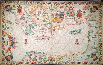 Chart of the Eastern Mediterranean, c.1600