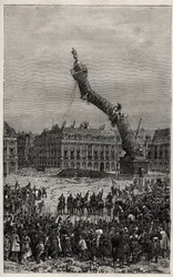 Destruction of the Vendome Column during the Commune