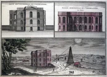 Different Views of the Astronomical Observatory of Paris in 1700