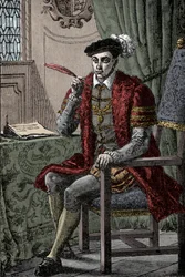 Edward VI writing his Journal