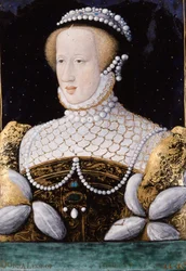 Eleonore of Habsburg (or Austria) (1498 - 1558), enamel